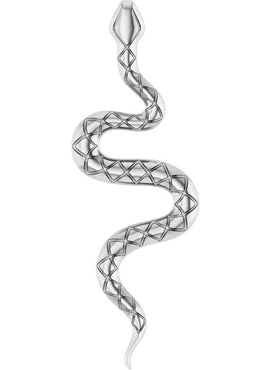 14K Rose Gold 19.5x6.7 mm Snake Pendant