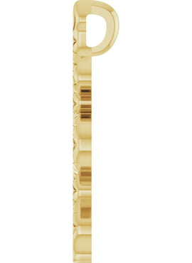 14K Rose Gold 19.5x6.7 mm Snake Pendant