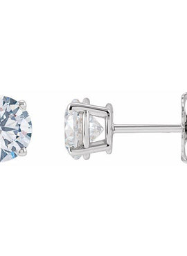 14K Yellow Gold 1/3 CTW Lab-Grown White Diamond Earrings
