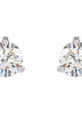 14K Yellow Gold 1/3 CTW Lab-Grown Diamond Stud Earrings