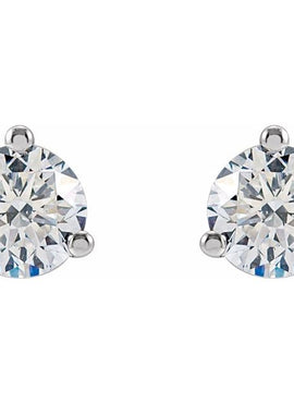 14K Yellow Gold 1/3 CTW Lab-Grown Diamond Stud Earrings