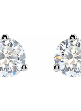 14K Yellow Gold 1/3 CTW Lab-Grown Diamond Stud Earrings