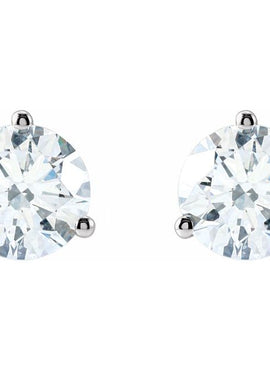 14K Yellow Gold 1/3 CTW Lab-Grown Diamond Stud Earrings