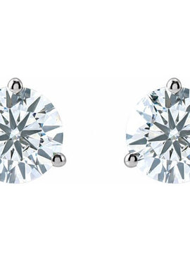 14K Yellow Gold 1/3 CTW Lab-Grown Diamond Stud Earrings