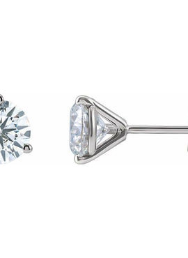 14K Yellow Gold 1/3 CTW Lab-Grown Diamond Stud Earrings
