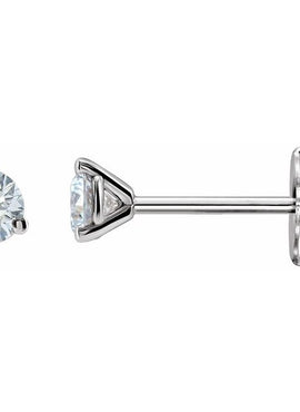 14K Yellow Gold 1/3 CTW Lab-Grown Diamond Stud Earrings