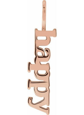 Platinum Happy Charm/Pendant