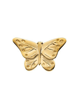 14K Yellow Gold Butterfly Brooch
