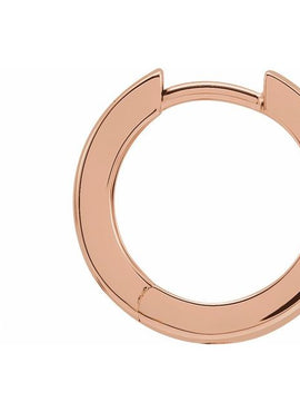 14K White Gold Hinged 18 mm Hoop Earring