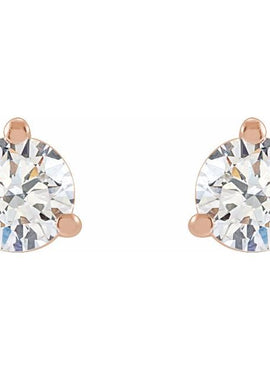 14K Yellow Gold 1/3 CTW Lab-Grown Diamond Stud Earrings