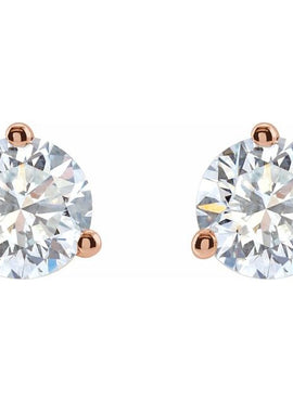 14K Yellow Gold 1/3 CTW Lab-Grown Diamond Stud Earrings