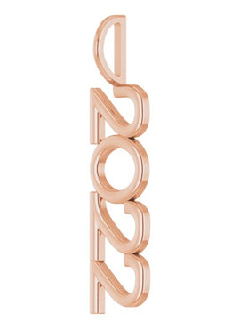 Sterling Silver 2021 Year Charm/Pendant