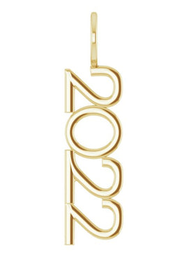 Sterling Silver 2021 Year Charm/Pendant