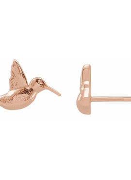 Sterling Silver Hummingbird Earrings