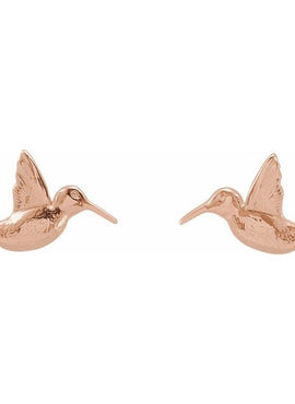 Sterling Silver Hummingbird Earrings