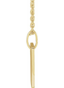 14K Rose Gold 13.78x8 mm Lotus Pendant