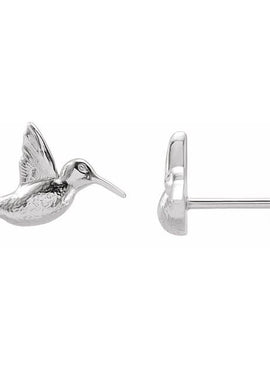 Sterling Silver Hummingbird Earrings