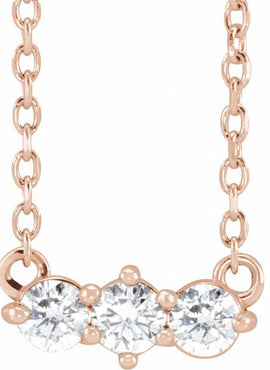 Platinum 1/5 CTW Natural Diamond Three-Stone 18