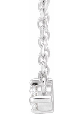 Platinum 1/5 CTW Natural Diamond Three-Stone 18