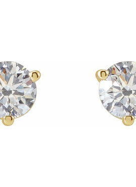 14K White Gold Natural Blue Sheen Moonstone Earrings
