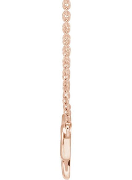 14K Yellow Gold Infinity-Inspired Floral 18