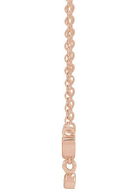 14K Yellow Gold .015 CT Natural Diamond Mama 18