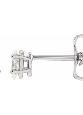 14K Yellow Gold 1/8 CTW Natural Diamond Earrings