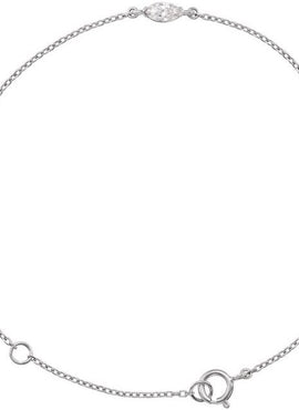 14K Yellow Gold 1/4 CT Lab-Grown Diamond 6 1/2-7 1/2