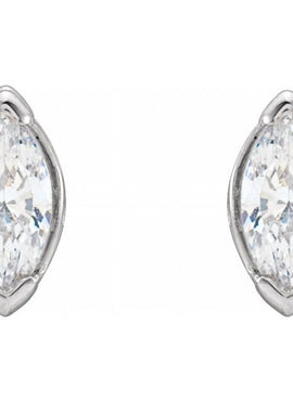 14K Yellow Gold 1/3 CTW Lab-Grown Diamond Stud Earrings