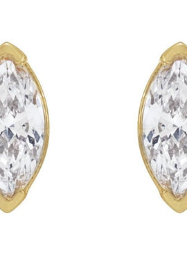14K Yellow Gold 1/3 CTW Lab-Grown Diamond Stud Earrings