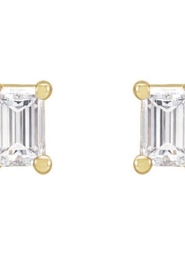 14K Yellow Gold 1/5 CTW Natural Diamond Stud Earrings