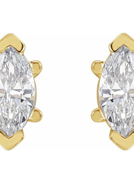 Platinum 1/2 CTW Natural Diamond Earrings