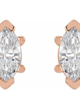 Platinum 1/2 CTW Natural Diamond Earrings