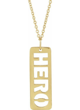 14K Rose Gold Hero 16-18