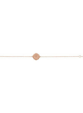 14K Yellow Gold Miraculous Mary Bracelet