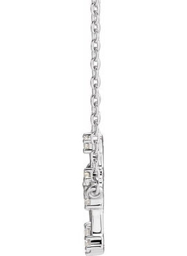 14K Yellow Gold 1/10 CTW Natural Diamond Aquarius 16-18