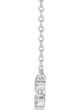 14K Yellow Gold 1/10 CTW Natural Diamond Aquarius 16-18