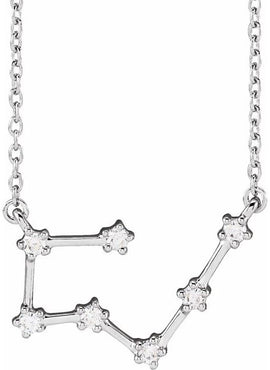 14K Yellow Gold 1/10 CTW Natural Diamond Aquarius 16-18