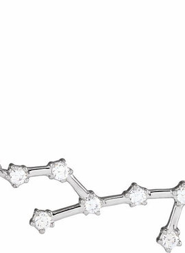 14K Yellow Gold 1/10 CTW Natural Diamond Aquarius 16-18