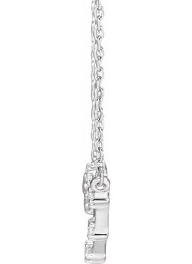 14K Yellow Gold 1/10 CTW Natural Diamond Aquarius 16-18