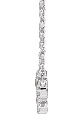 14K Yellow Gold 1/10 CTW Natural Diamond Aquarius 16-18