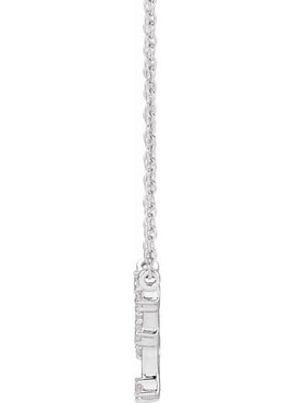 14K Yellow Gold 1/10 CTW Natural Diamond Aquarius 16-18