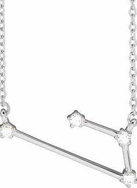 14K Yellow Gold 1/10 CTW Natural Diamond Aquarius 16-18