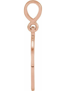14K Yellow Gold Sacred Heart 16-18