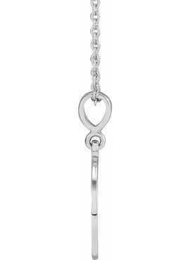 14K Yellow Gold Sacred Heart 16-18