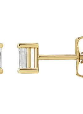 14K Yellow Gold 1/5 CTW Natural Diamond Stud Earrings
