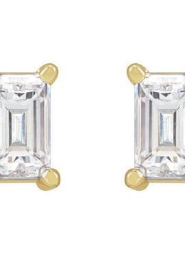 14K Yellow Gold 1/5 CTW Natural Diamond Stud Earrings