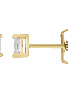 14K Yellow Gold 1/5 CTW Natural Diamond Stud Earrings