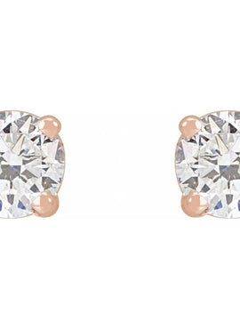 Sterling Silver 1/3 CTW Natural Diamond Stud Earrings