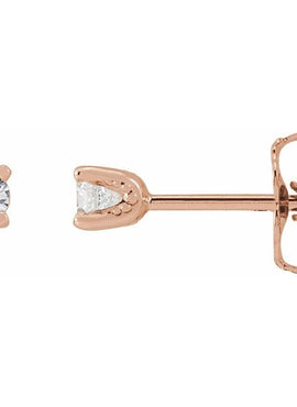 Sterling Silver 1/3 CTW Natural Diamond Stud Earrings